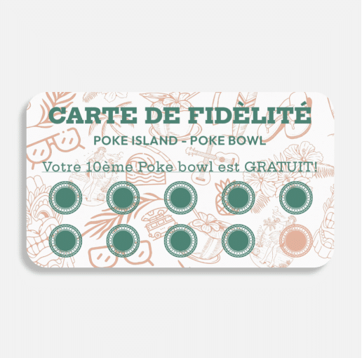 Poke Loyalty Card